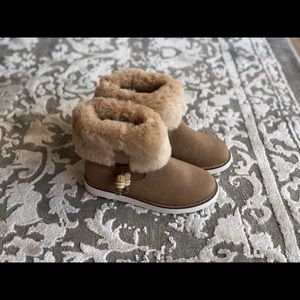 NWT Zara Fur Ankle Boot Girls 13